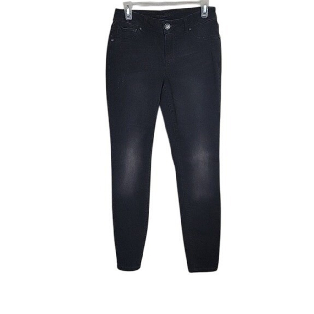 Black Jean Jegging Maurices Black Denim Jeans Size M 28 EUC - Picture 2 of 8